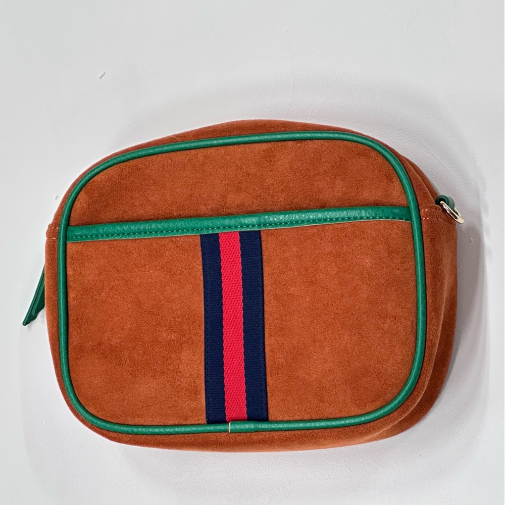 Shiraleah Blakely Camera Bag, Noir - Rust NWOT